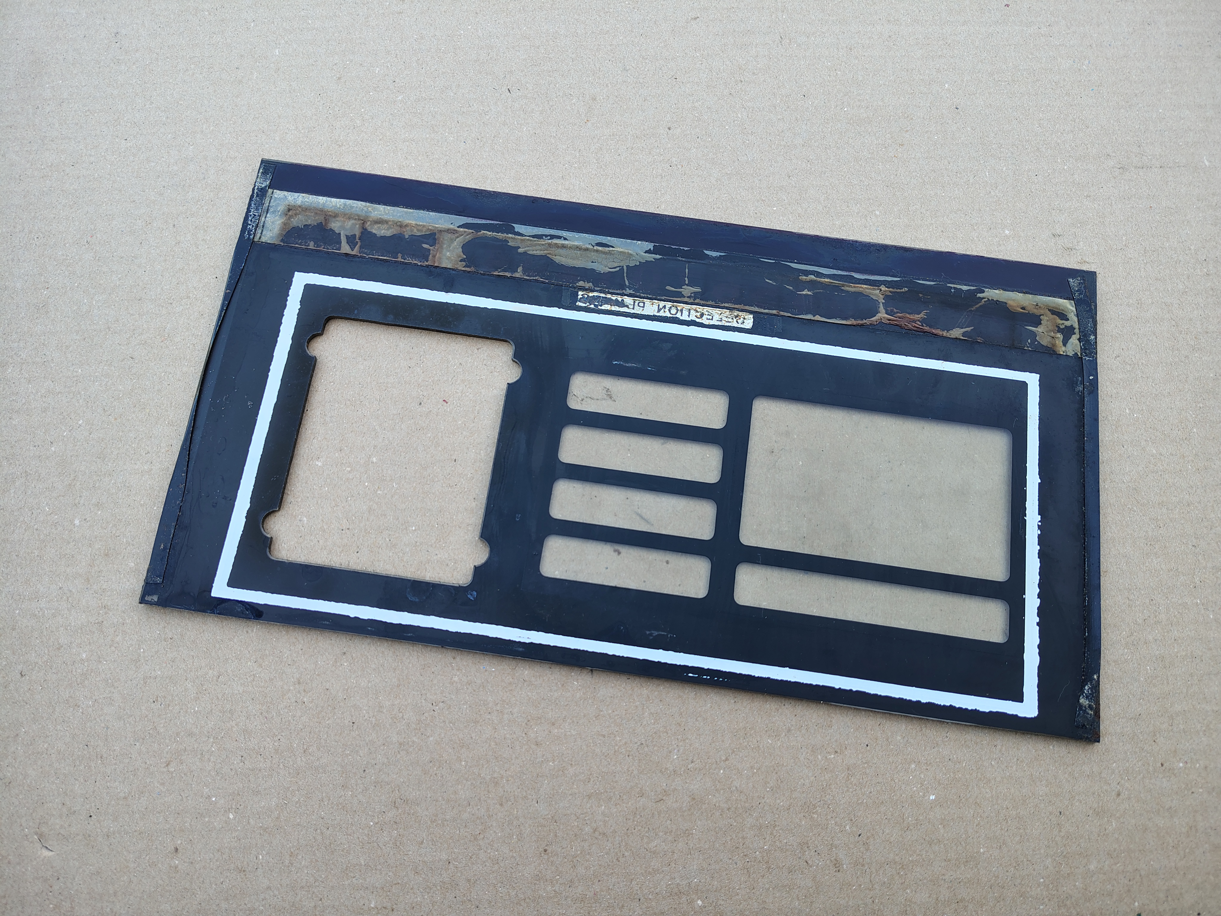 Plastic/ Push Button Panel (Seeburg Vogue/ STD160)