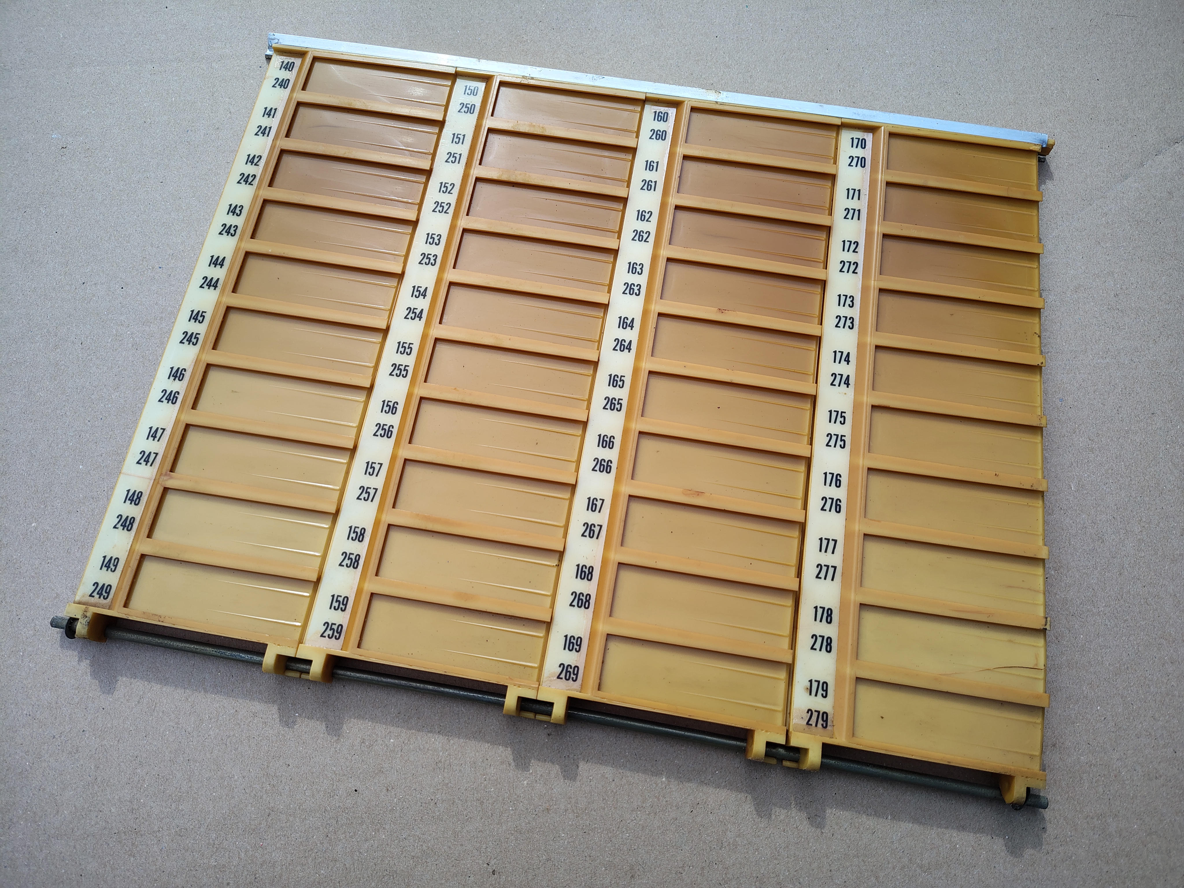 Progam Holder (Seeburg Disco/ SMC1)