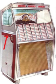 List/ Cabinet/ L.H (Wurlitzer 2150)