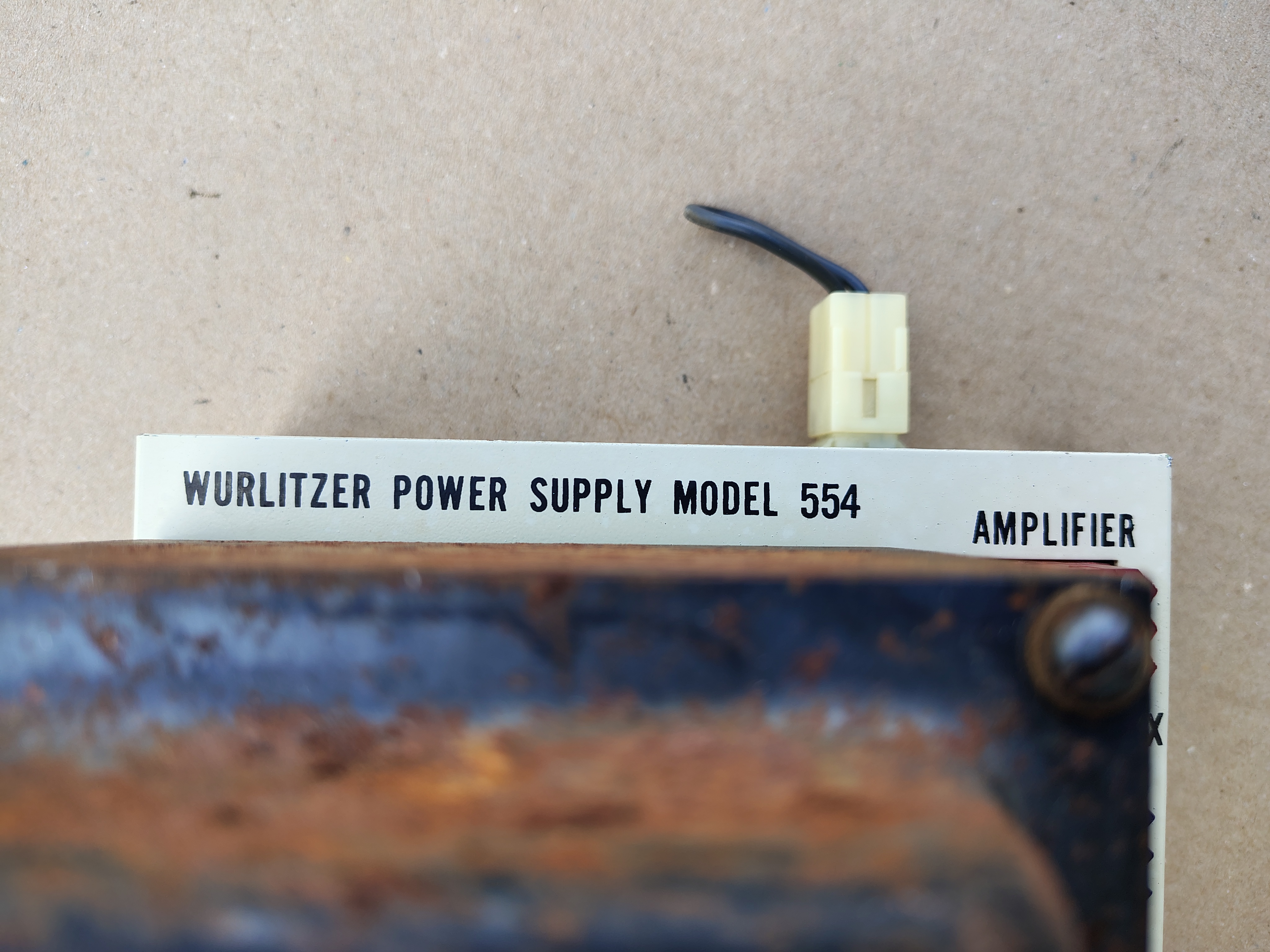 Power Supply 554 (Wurlitzer 3710/3700)