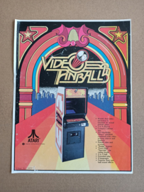 Flyer: Video Game: Atari Video Pinball (1979)