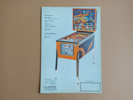 Flyer/ Folder: Zaccaria Future World (1978) Flipperkast