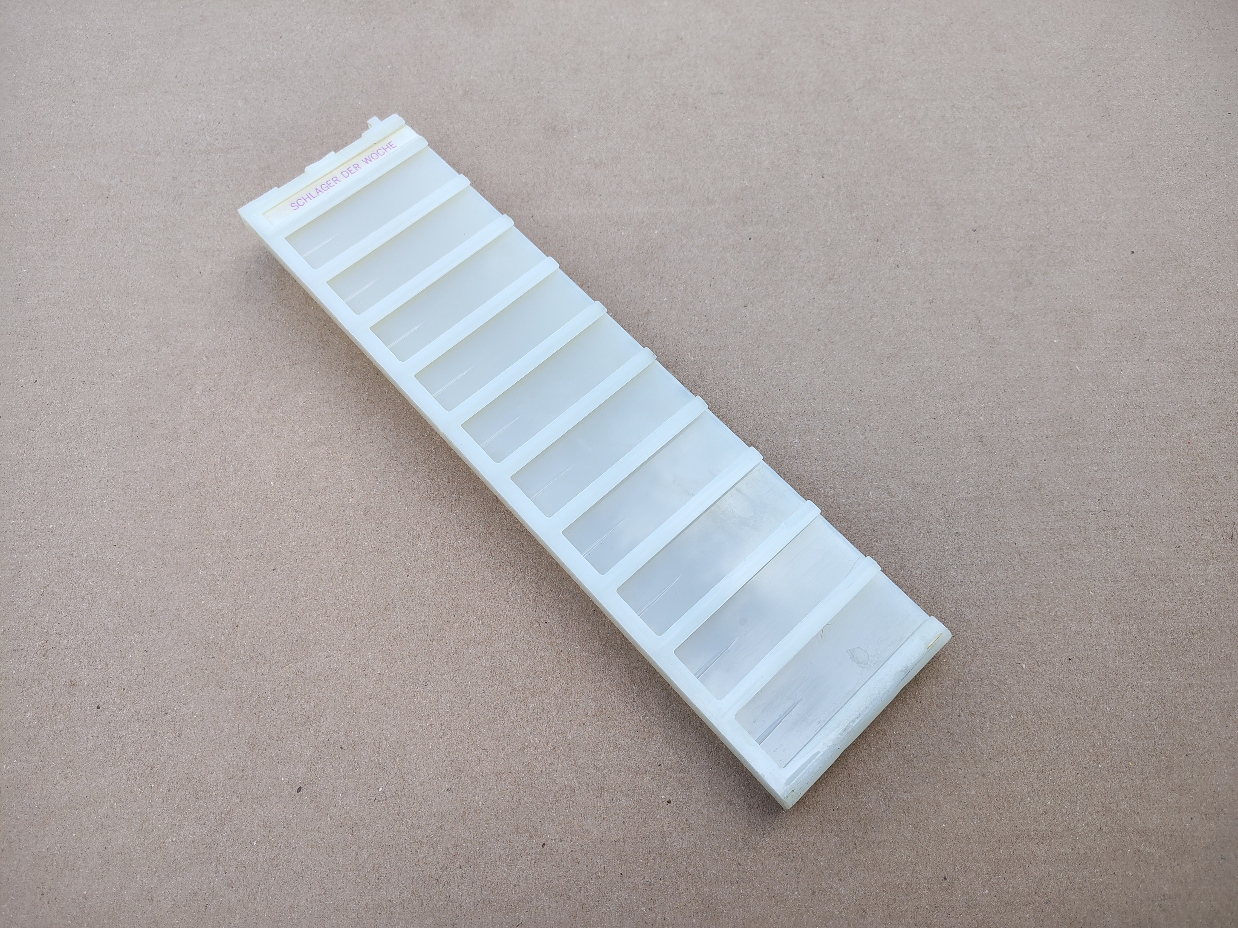 Program Holder " A6/ U6 " (Rock-ola 418S/ Rhapsody (1964)