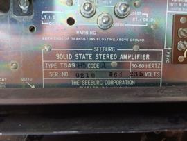 Amplifier TSA9 (Seeburg SE100/ Golden-jet) 235v