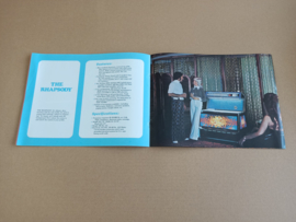 Folder/ Flyer: (Rowe-AMi TI-2 Woodbridge/ Rhapsody / Caprice) 1973
