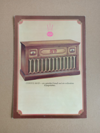 Flyer/ Folder: NSM Consul 160D (1976) jukebox