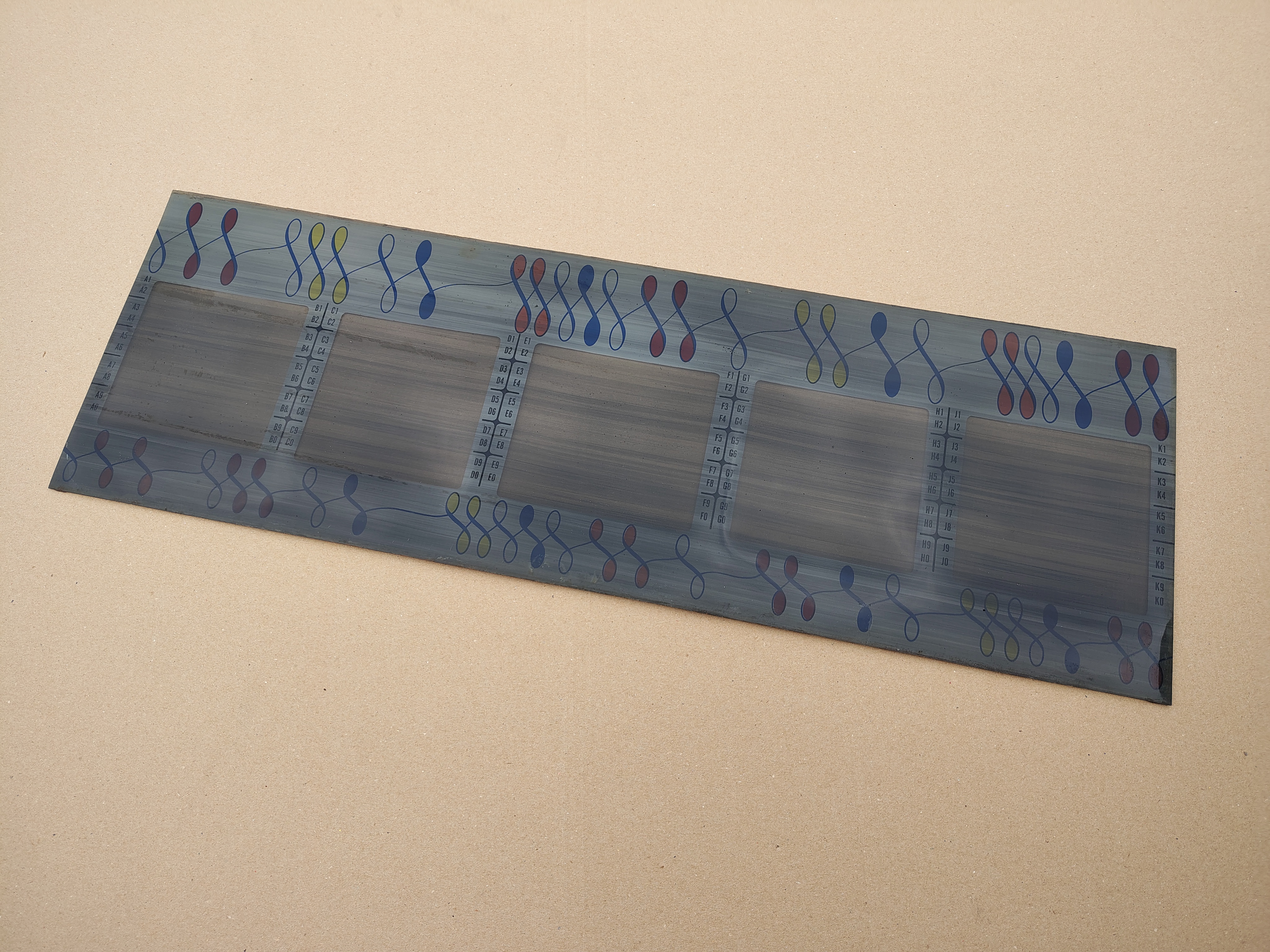 Program Holder/ Plastic (Wurlitzer 3710)