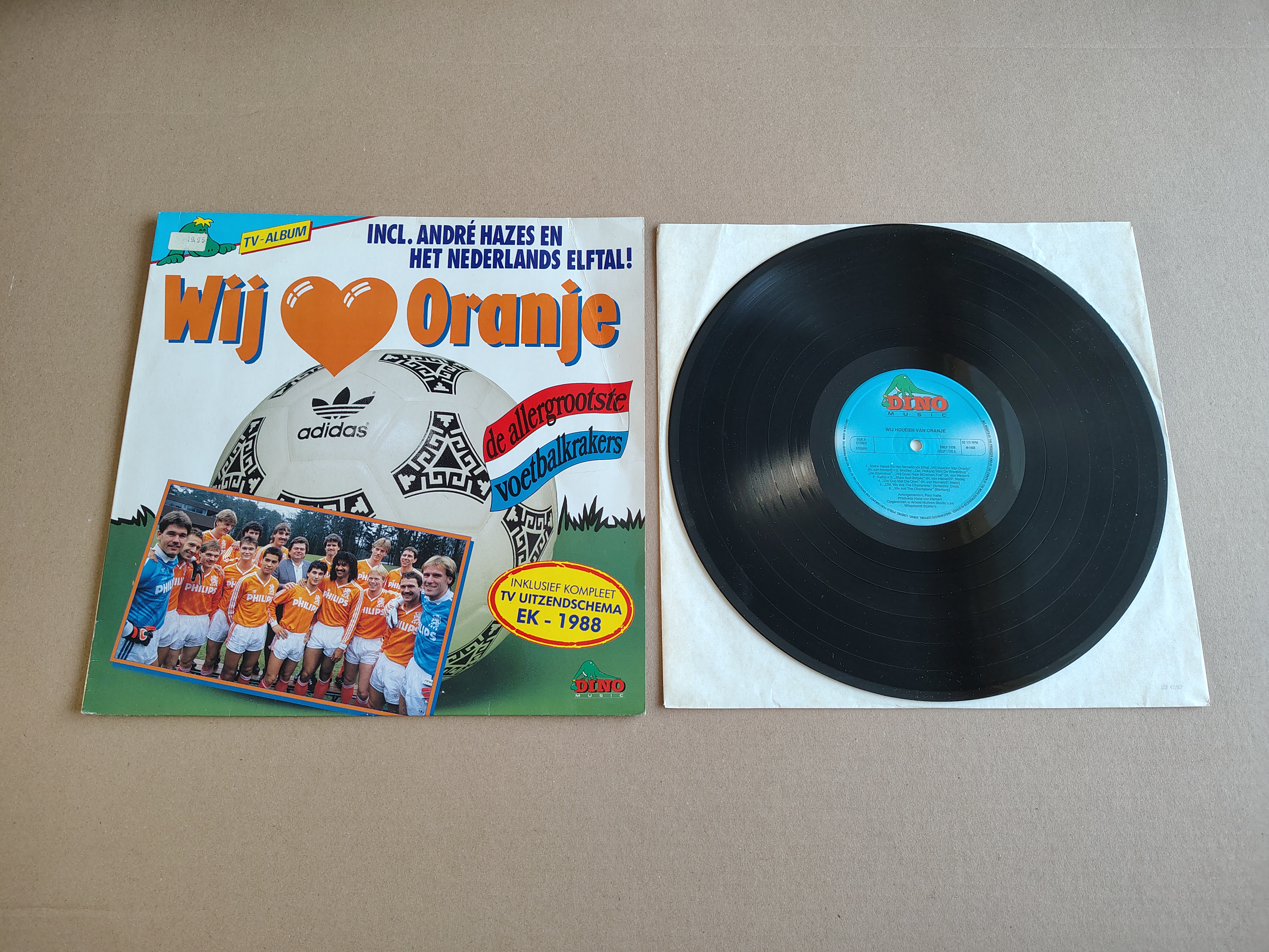 Vinyl LP: Andre Hazes - Wij Houden Van Orange (1988) Voetbal