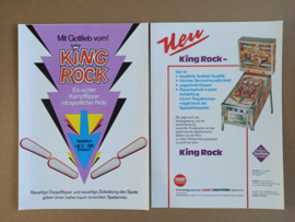 Flyer importeur: Gottlieb King Rock (1972) Flipperkast