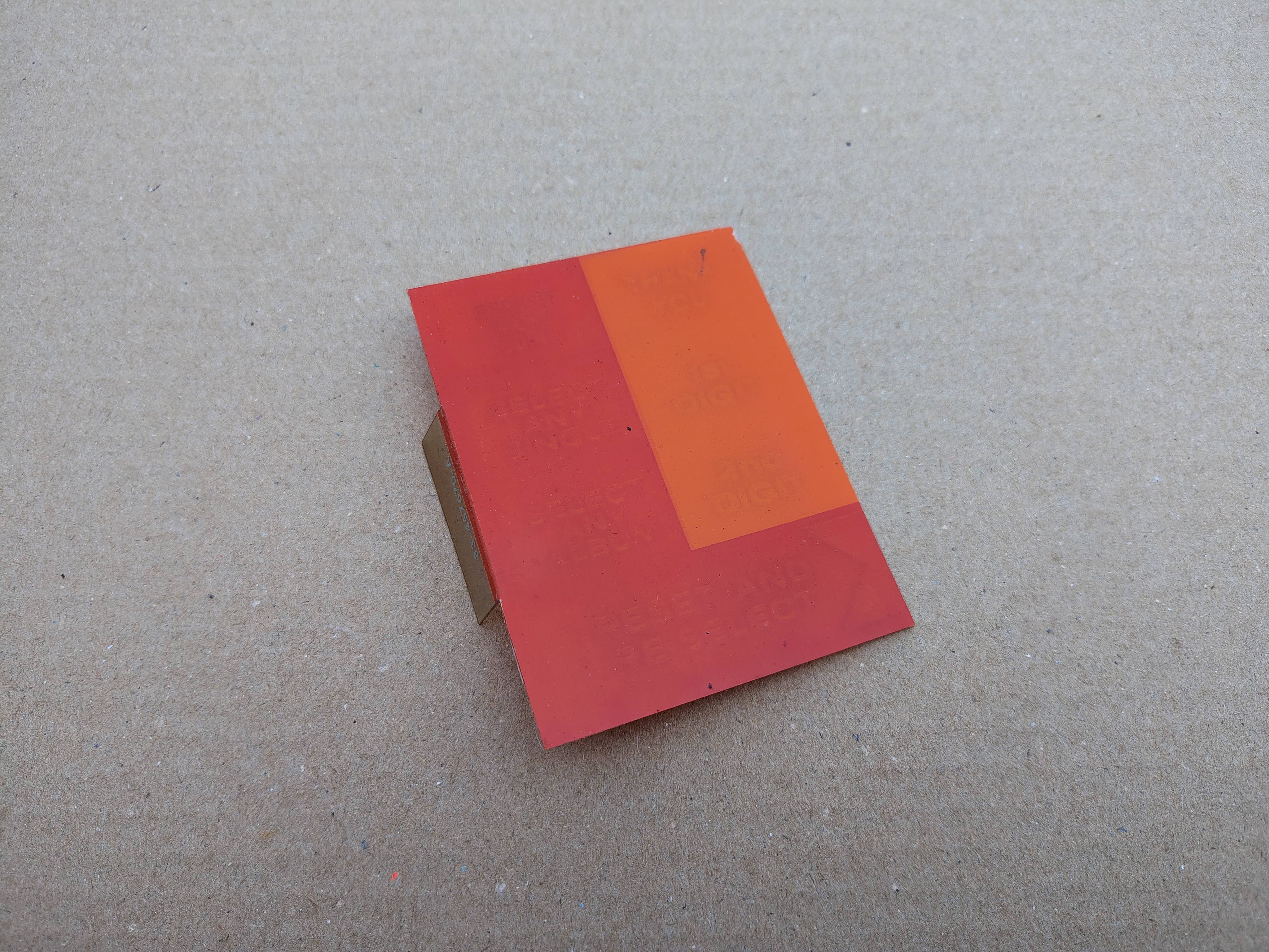 Selection Plastic (Seeburg Entertainer/ ESTD2) USA