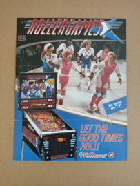 Flyer: Williams Rollergames (1990) Flipperkast