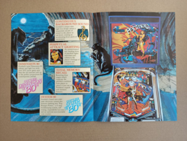 Flyer/ Folder: Gottlieb Panthera (1980) Flipperkast