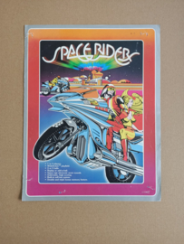 Flyer/ Folder:  Atari Space Riders (1978) Flipperkast