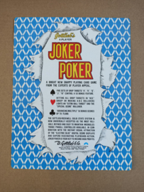Flyer: Gottlieb Joker Poker (1978) Flipperkast