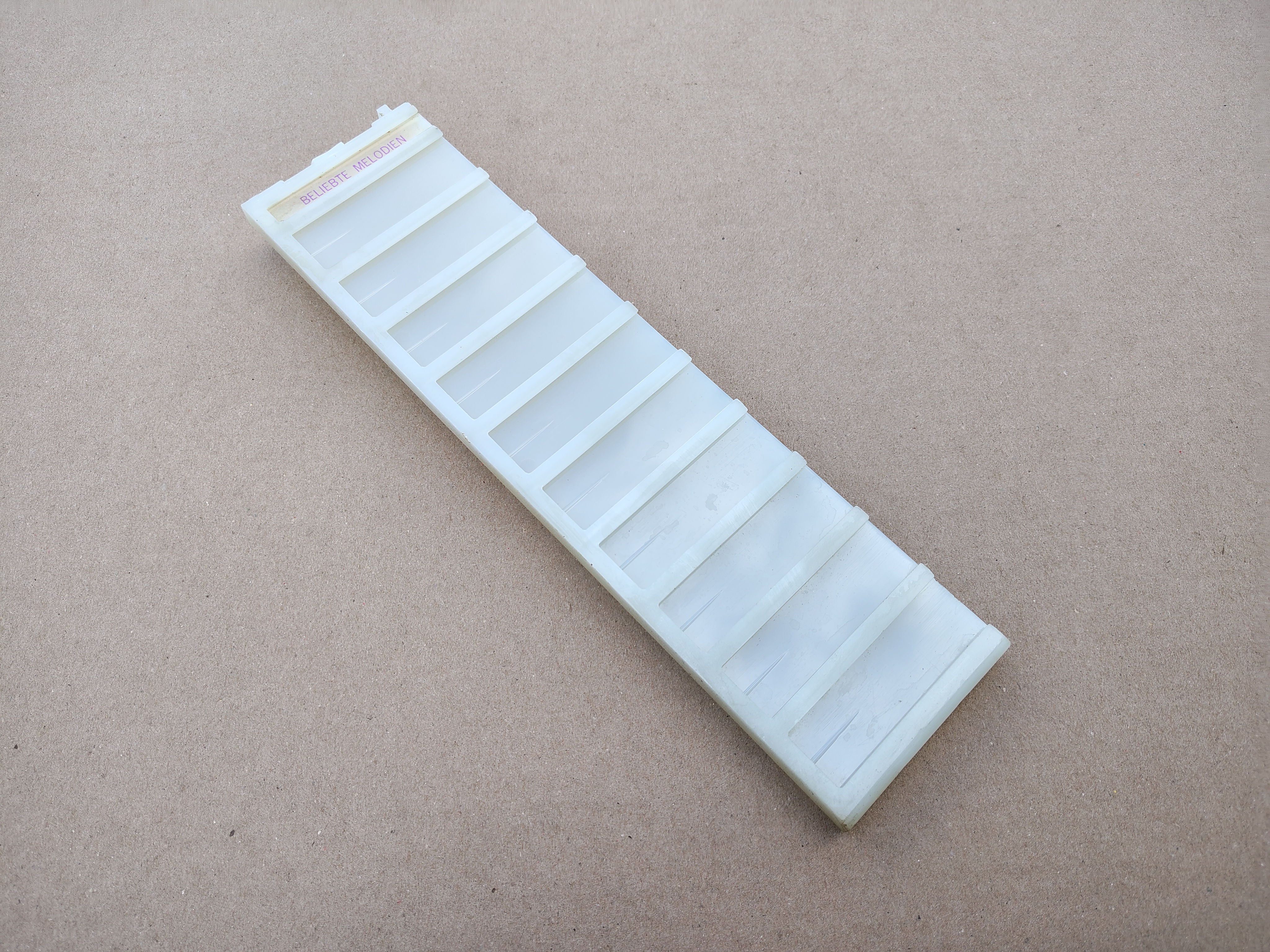 Program Holder " A1/ U1 " (Rock-ola 418S/ Rhapsody (1964)