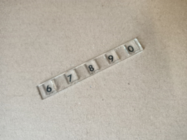 Insert And Numbers 6-0 (Wurlitzer 3100)