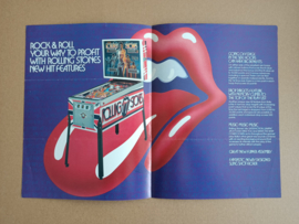 Flyer/ Folder: The Rolling Stones (1980) Flipperkast