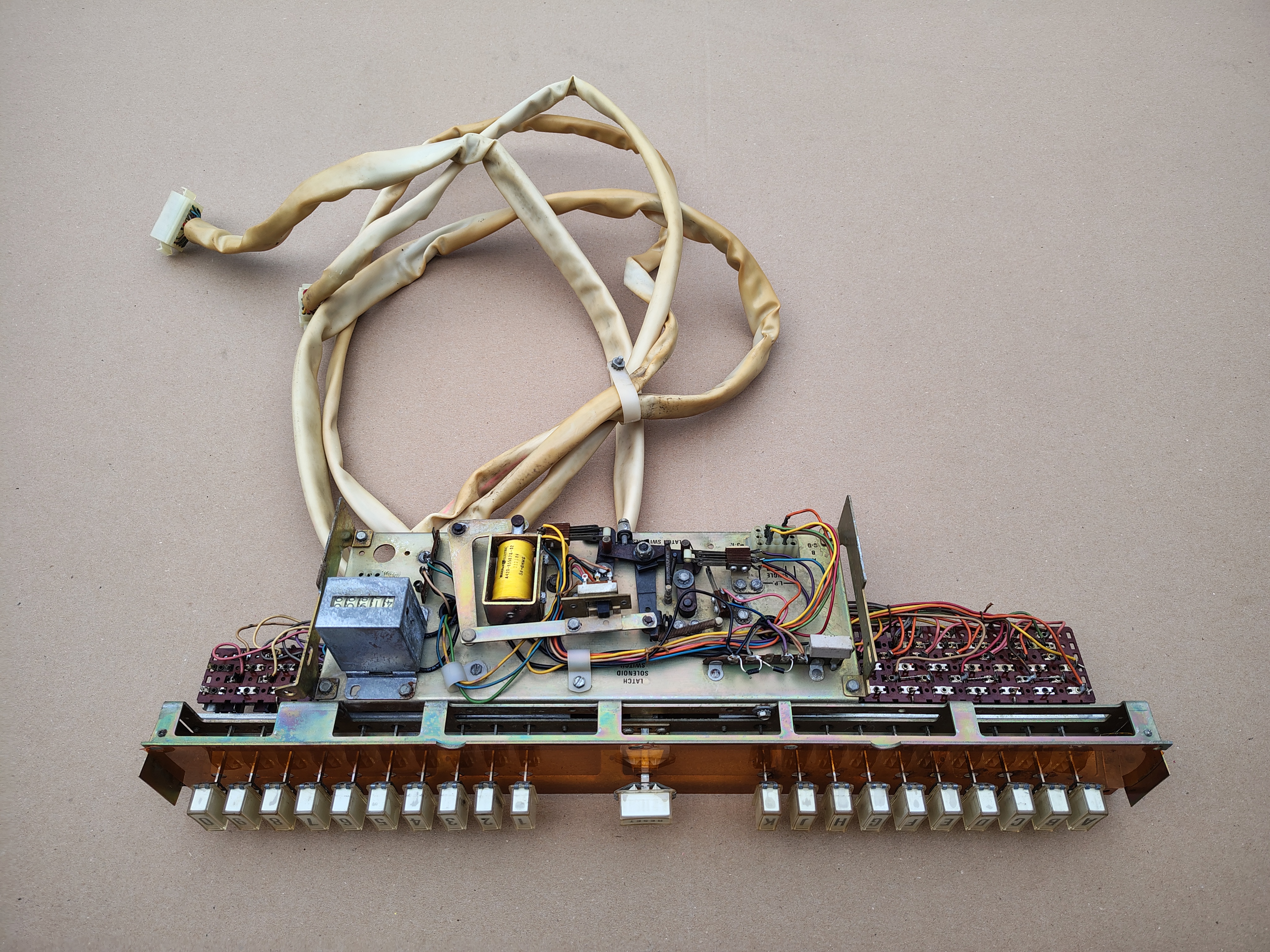 Push Button Panel (Wurlitzer 3710)