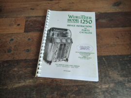 Service Manual: (Wurlitzer 1250) NEW !!!