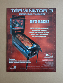 Flyer: Stern Terminator (2003) Flipperkast
