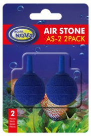 Aqua Nova Luchtsteen Rond 2 stuks Blister