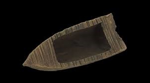 Ceramic nature boat L