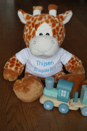 Giraffe met naam