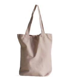 Canvas shopper Roze