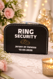 Koffer Ring Security met gegevens
