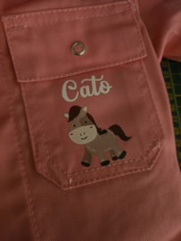 Kinderoverall roze