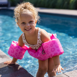 Zwemvest / Puddle Jumper Neon Panterprint 2-6 jaar - Swim Essentials
