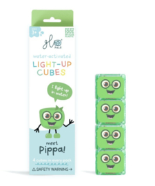 Glo Pals light up cubes Pippa groen