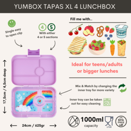Yumbox Tapas XL - Buitenbox - Antibes Blue