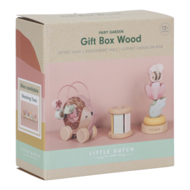 Giftset hout - Roze - Fairy Garden