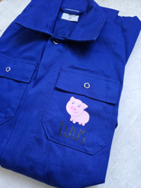 Kinderoverall blauw