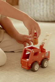Houten brandweerwagen – Rood – Essentials