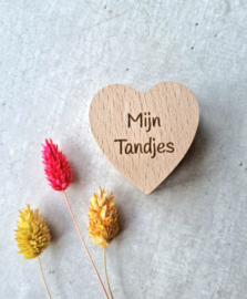 Mijn tandjes - doosje hart