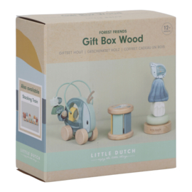 Giftset hout - Blauw - Forest Friends