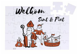 Sinterklaas puzzel - RoodWit