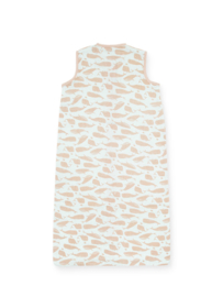 Baby Slaapzak Hydrofiel 70cm - Whales - Pale Pink