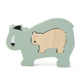 Houten babypuzzel - Mr. Polar Bear - Trixie