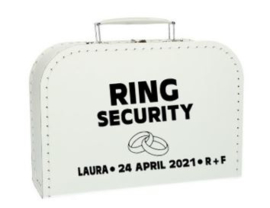 Koffer Ring Security met gegevens