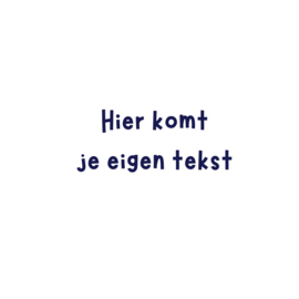 Tegeltje - eigen tekst