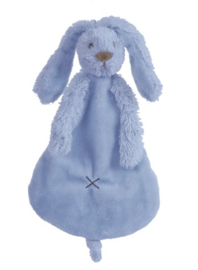 Happy Horse Rabbit Richie konijn deep blue knuffeldoekje met of zonder naam