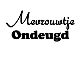 Strijkapplicatie - Mevrouwtje ondeugd