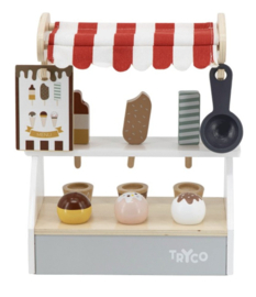 Houten ijskraam - Tryco
