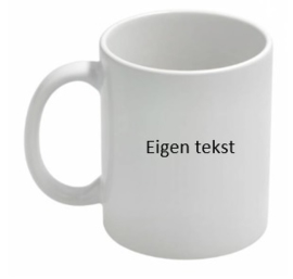 Mok met eigen tekst