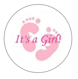 It's a girl sticker 20 stuks