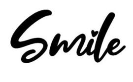 Strijkapplicatie - Smile