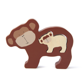 Houten babypuzzel - Mr. Monkey - Trixie